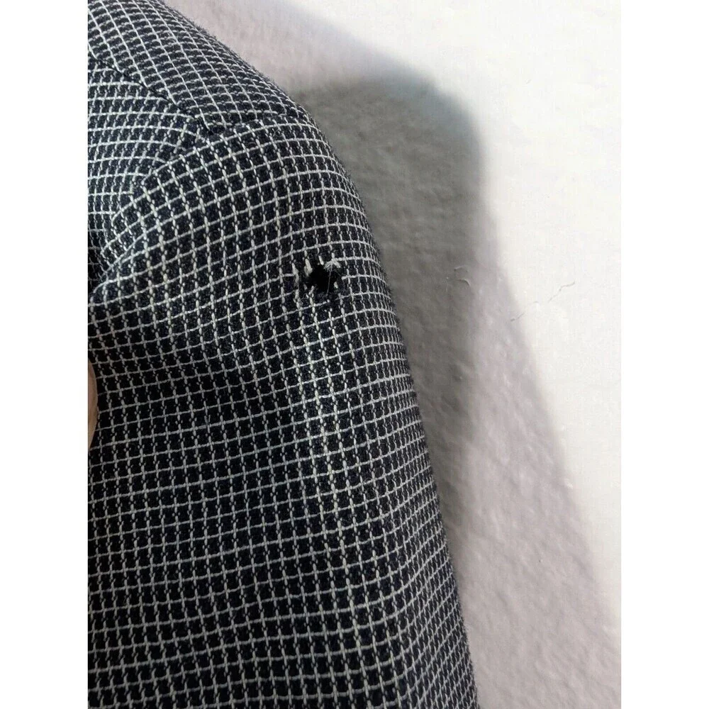 Hugo Boss‎ The Keys Gray Plaid Wool Suit Jacket 42 Long